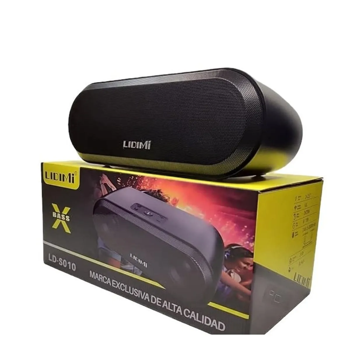 LIDIMI - Parlante Lidimi  LD-S010AC Bluetooth Recargable y a Corriente Directa