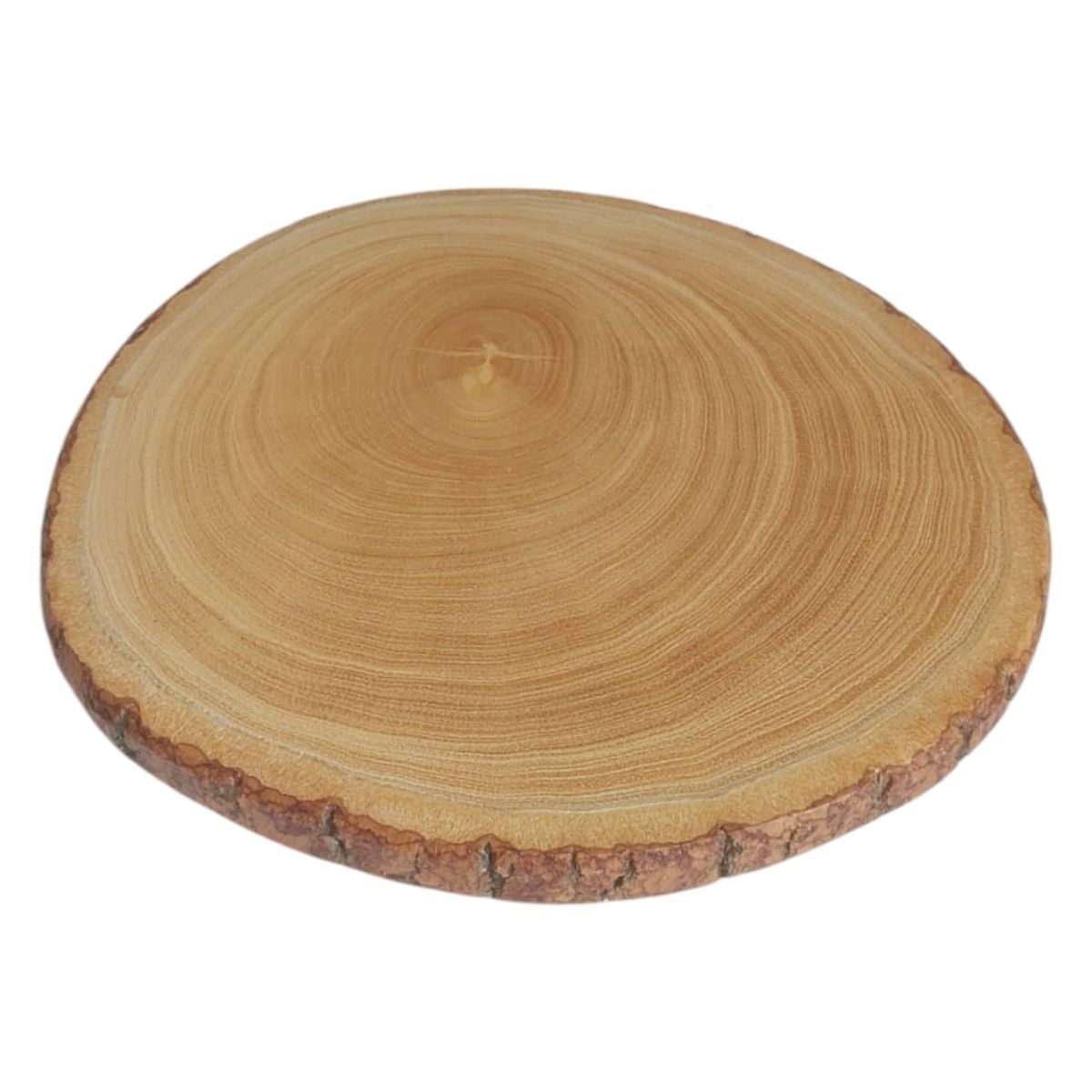 GENERICO - Bandeja Rústica de Madera 25 cm