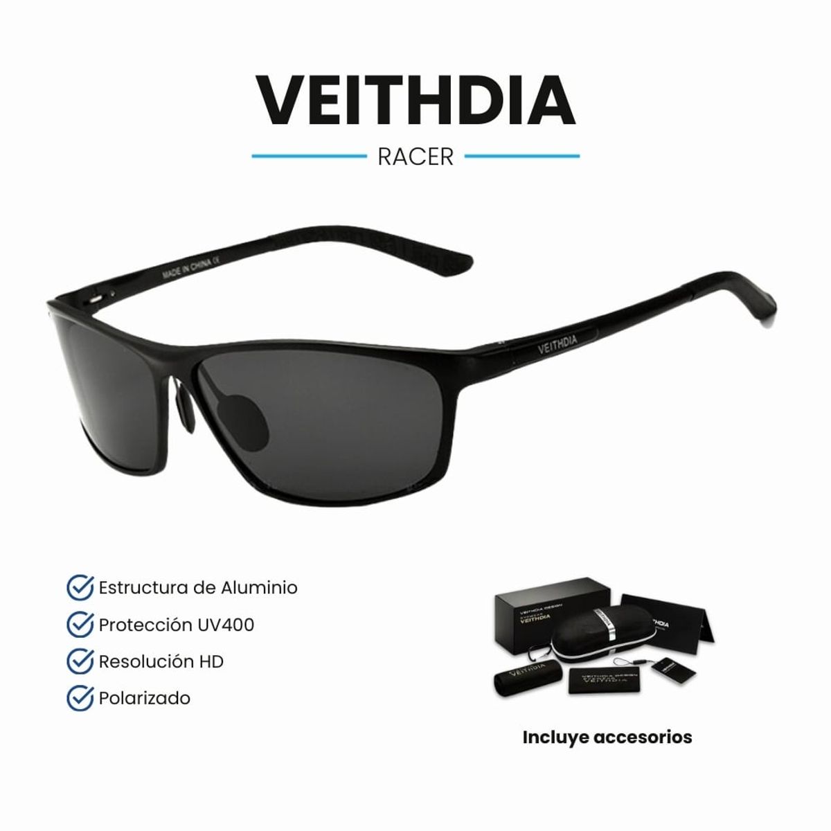 VEITHDIA - Lentes de Sol VEITHDIA Racer - Polarizados - UV400