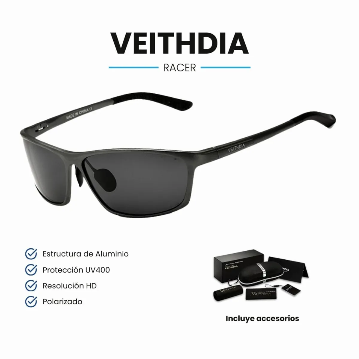 VEITHDIA - Lentes de Sol VEITHDIA Racer - Polarizados - UV400