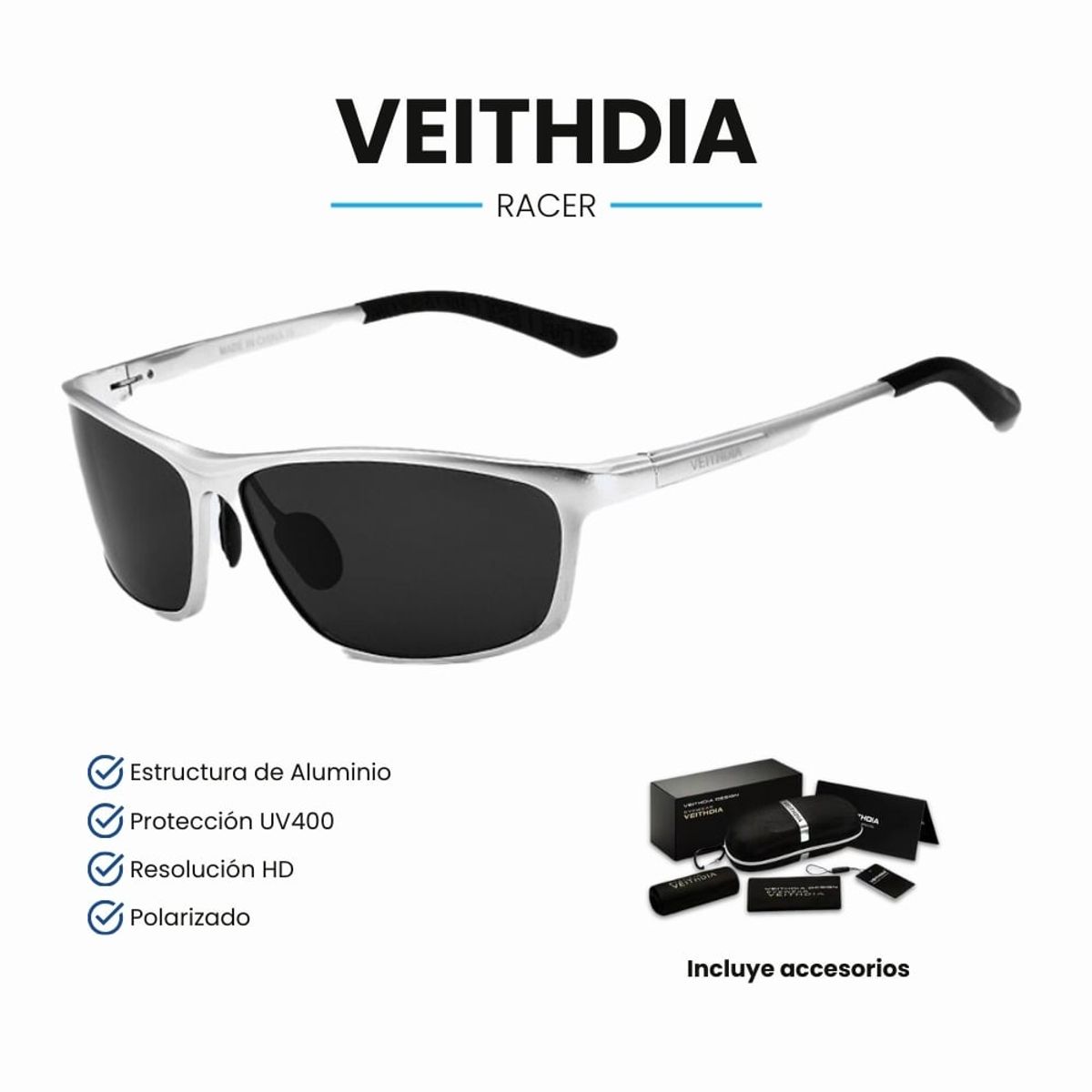 VEITHDIA - Lentes de Sol VEITHDIA Racer - Polarizados - UV400