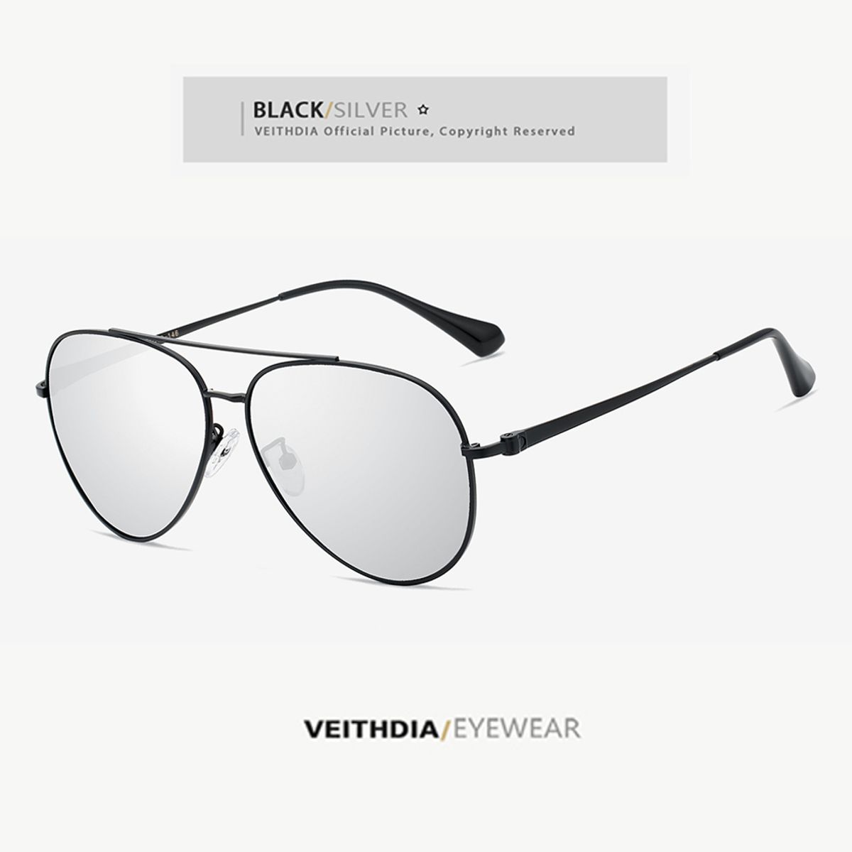 VEITHDIA - Lentes de Sol VEITHDIA Pilot - Polarizados - UV400