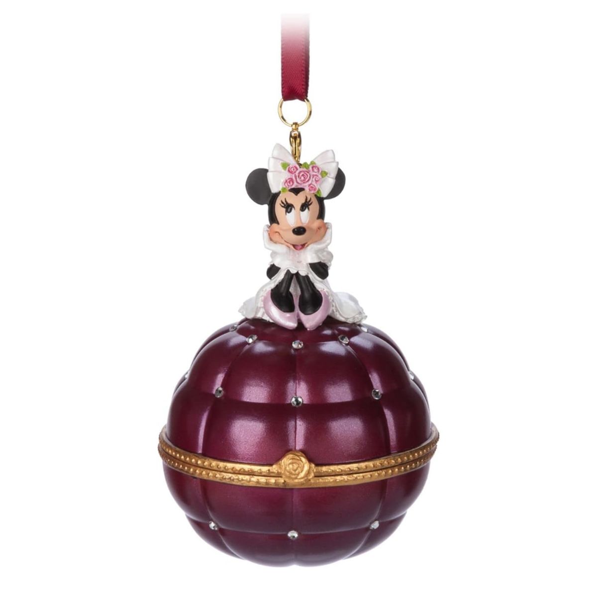 DISNEY CLASICOS - Ornamento Adorno Arbol Navidad Disney Store Compromiso Minnie Mouse