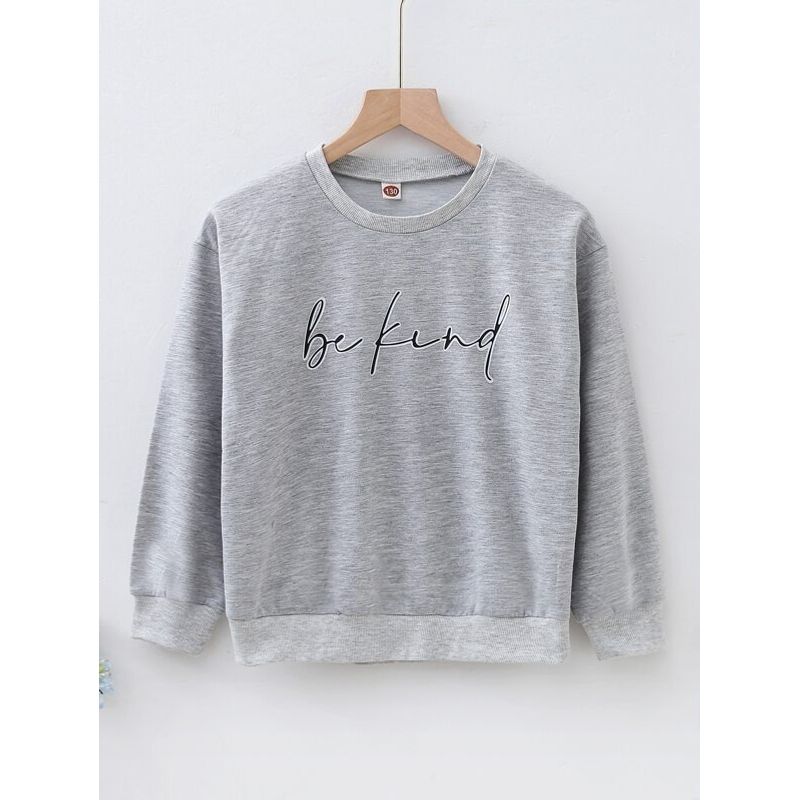 TAIS PRINCESS - Tais Princess Polera niñas con estampado de slogan de hombros caídos