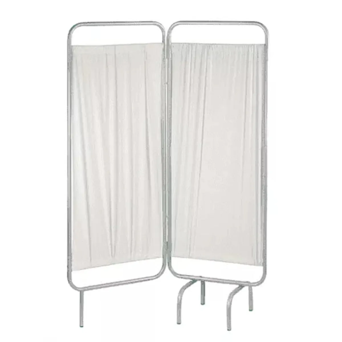 GENERICO - Biombo Metálico de 2 Cuerpos con Tela