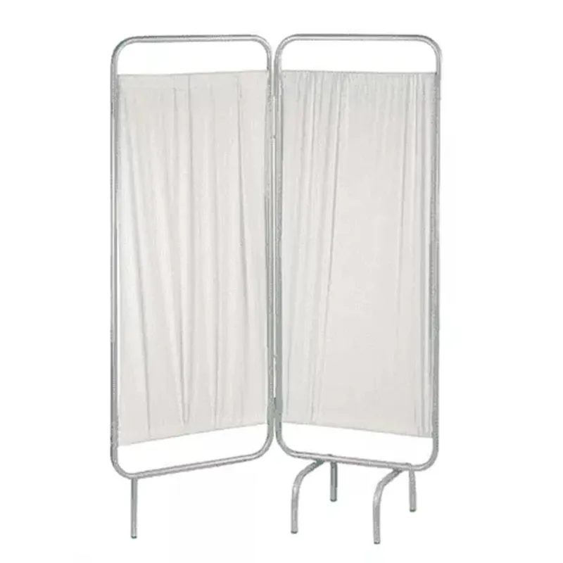 GENERICO - Biombo Metálico de 2 Cuerpos con Tela