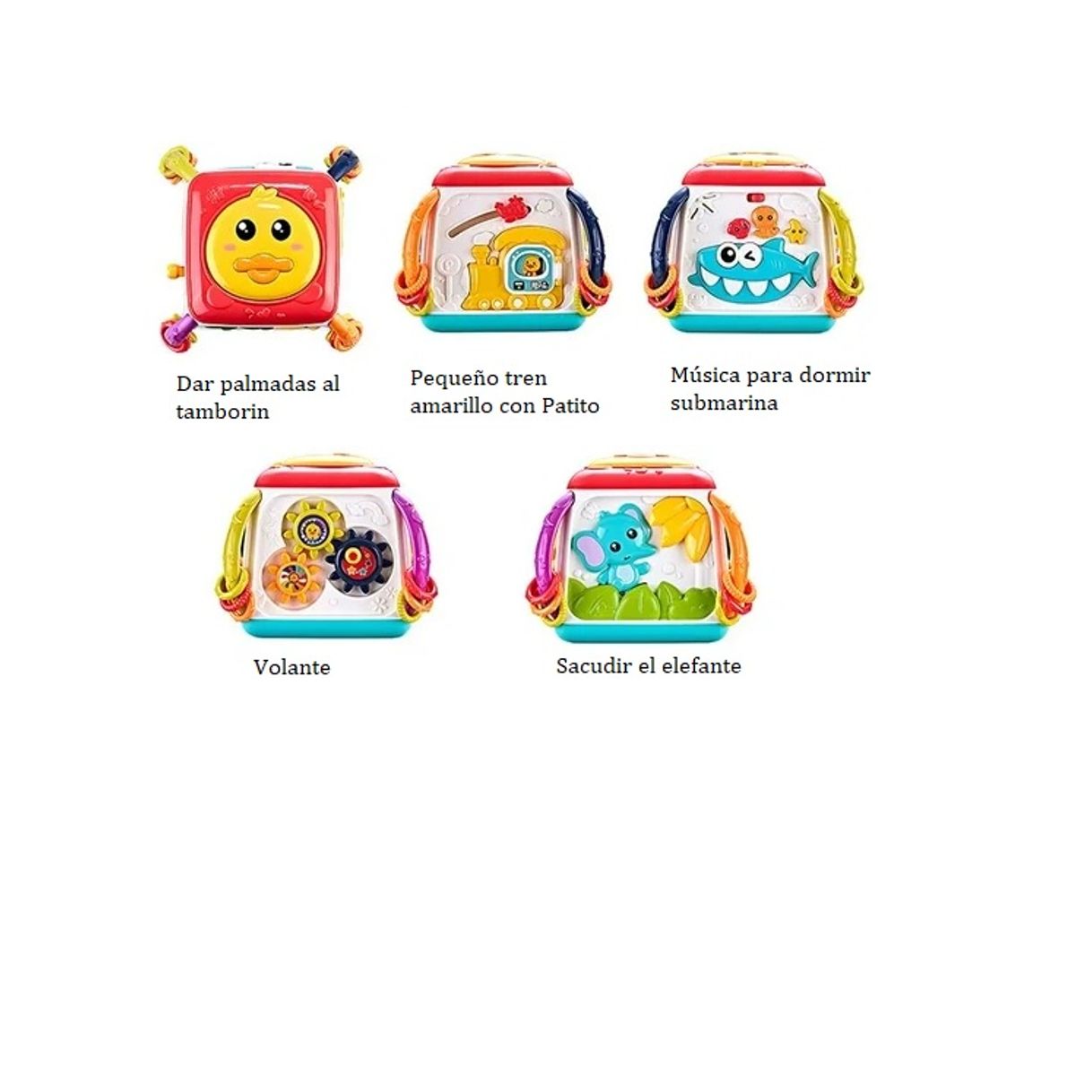 GENERICO - Cubo Didáctico Divertido Musical