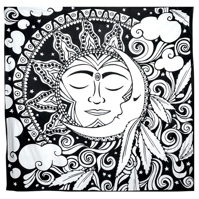 GENERICO - Mandala Manta Sábana para Playa Vera de Algodón