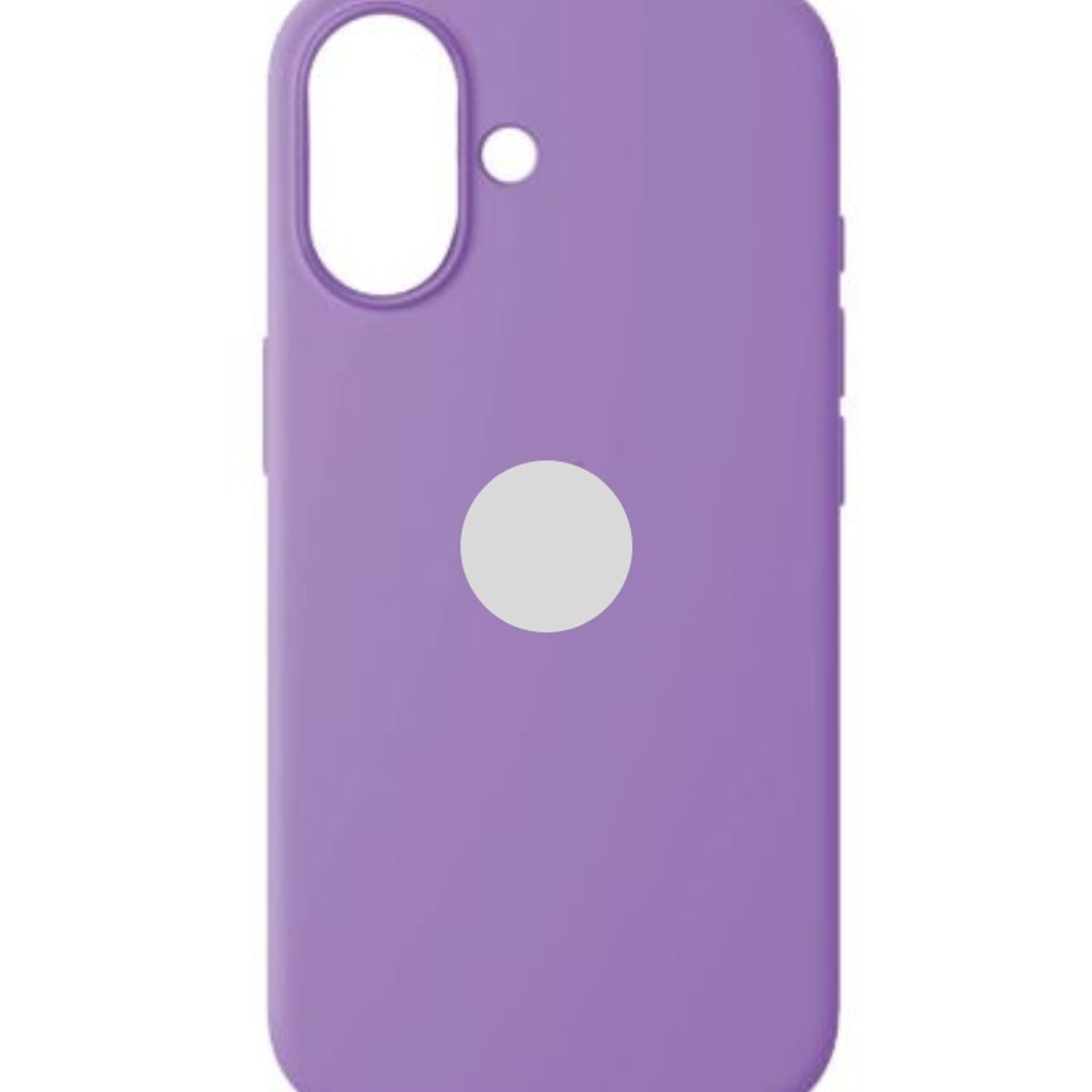 GENERICO - CASE DE SILICONA PARA IPHONE 16 MORADO
