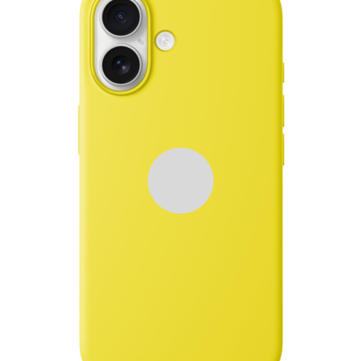 GENERICO - CASE DE SILICONA PARA IPHONE 16 AMARILLO
