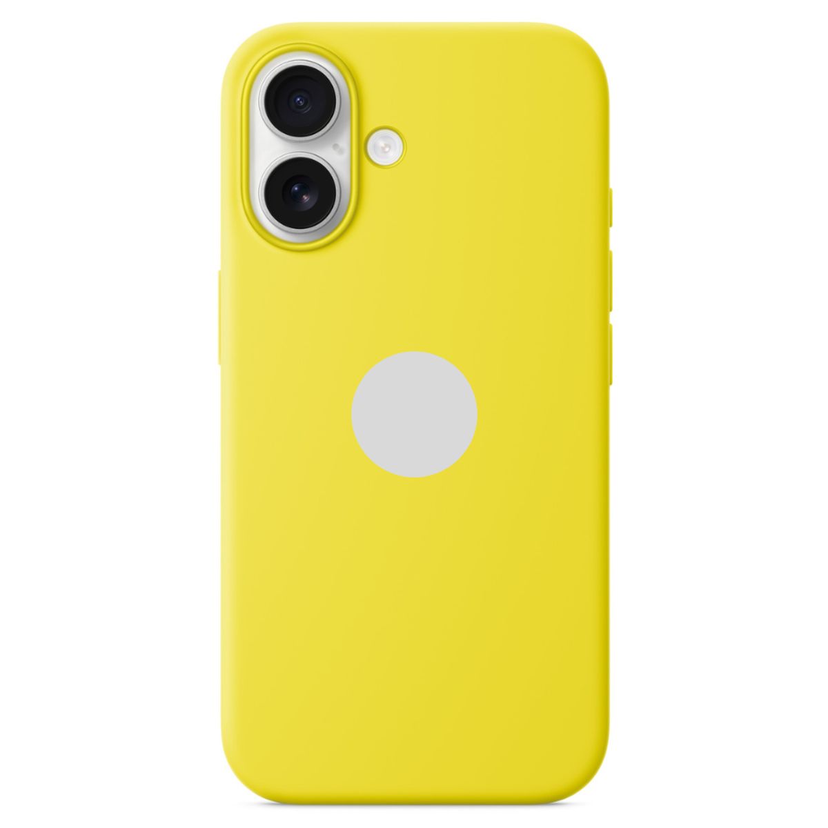 GENERICO - CASE DE SILICONA PARA IPHONE 16 AMARILLO