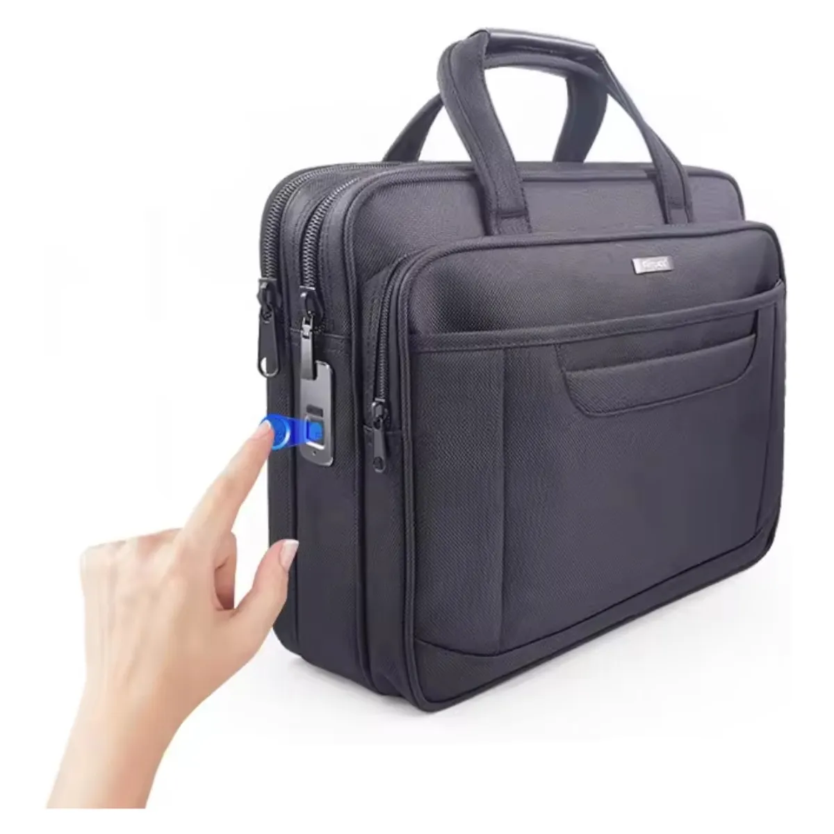 GENERICO - Maletín Ejecutivo Antirrobo FIPILOCK Portalaptop 13 con Lector Huella