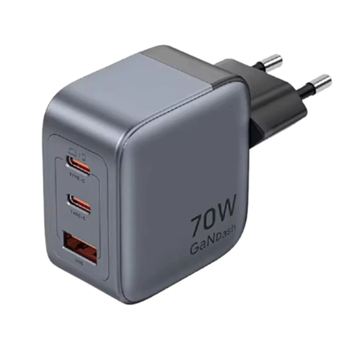 VENTION - Gan Cargador 70w Dual Usb-c Usb-a Carga Rapida Android VENTION