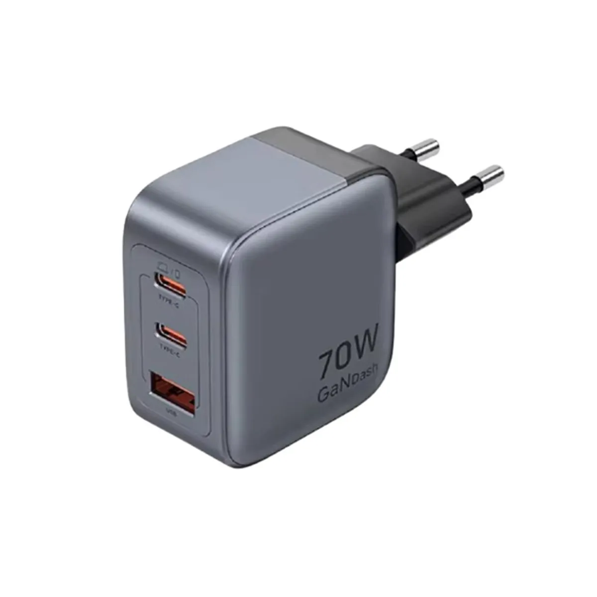 VENTION - Gan Cargador 70w Dual Usb-c Usb-a Carga Rapida Android VENTION