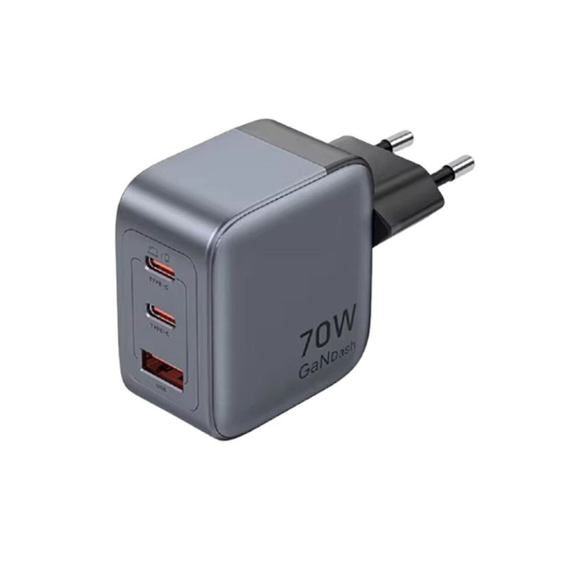 VENTION - Gan Cargador 70w Dual Usb-c Usb-a Carga Rapida Android VENTION