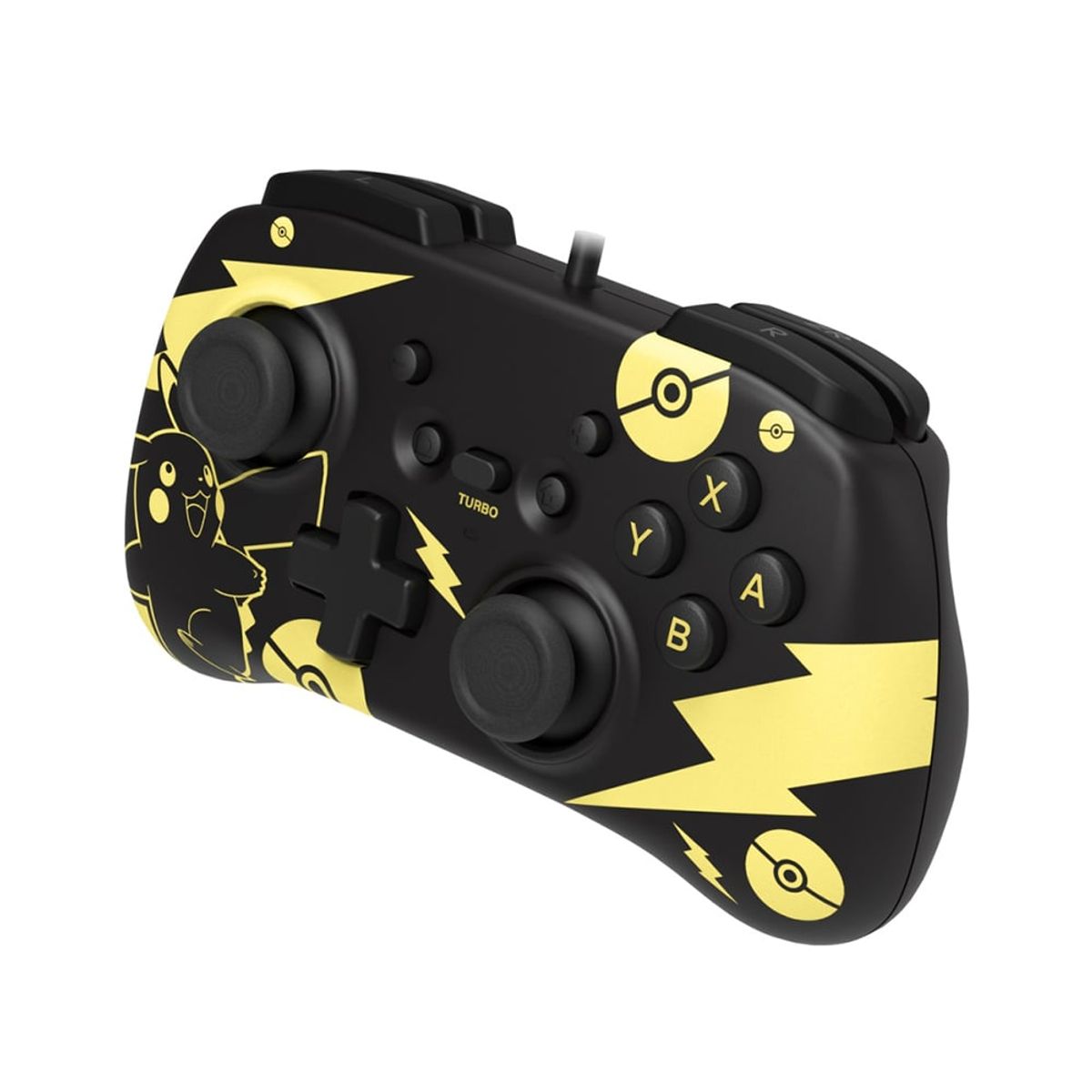 NINTENDO - Mando Horipad Mini Pikachu Black and Gold Nintendo Switch