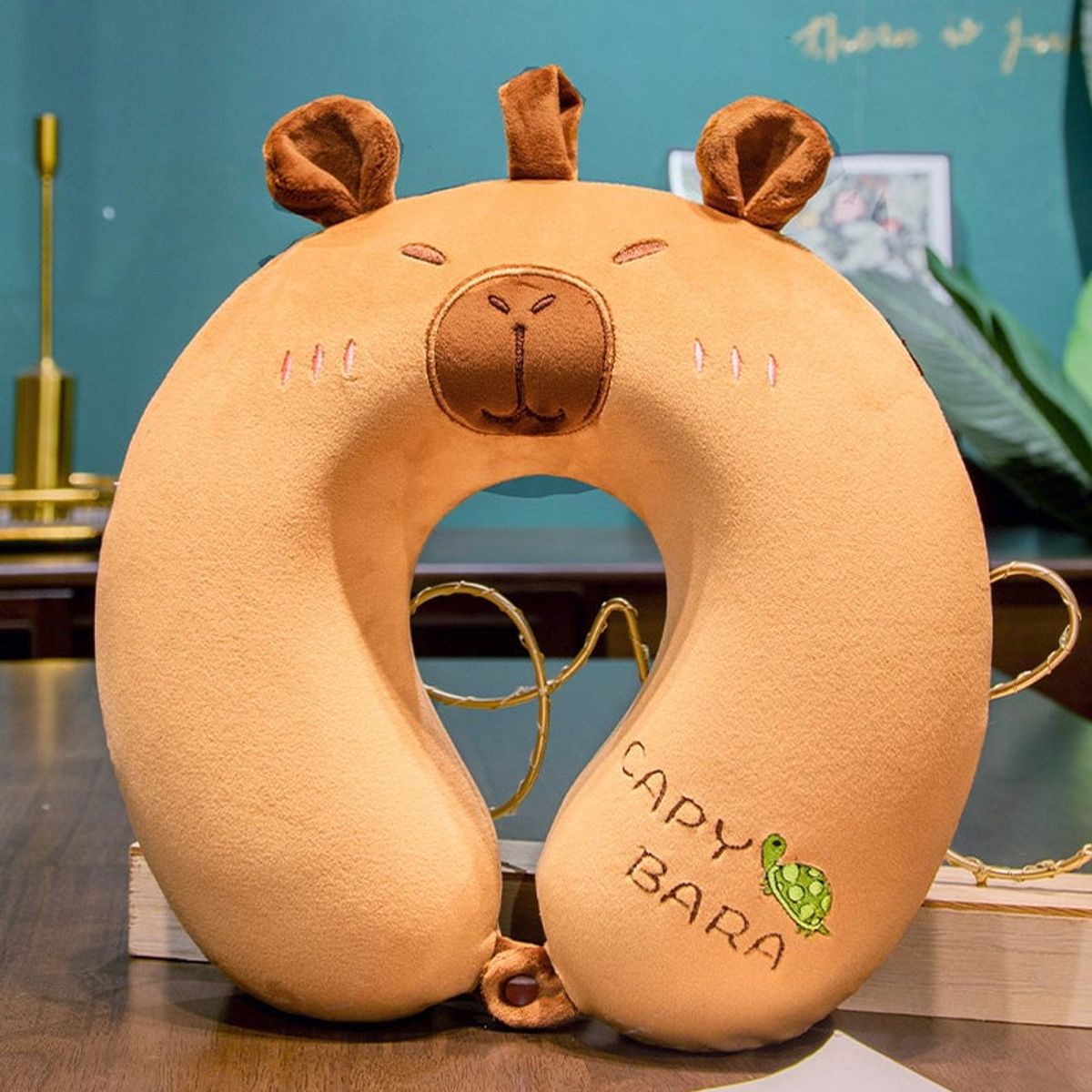 GENERICO - COJIN CUELLERO CAPIBARA KAWAII