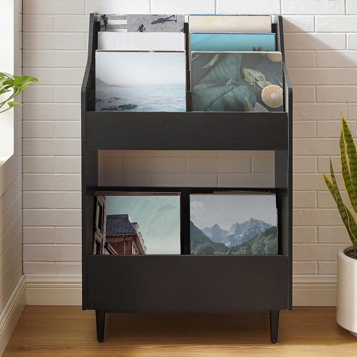 GENERICO - Mesa Auxiliar para Disco de Vinilo Gramy  AMORE HOME