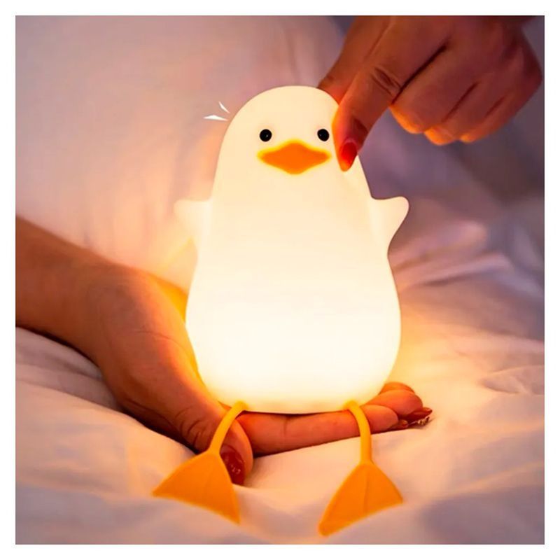 GENERICO - Lámpara de noche LED - Diseño de pato - Luz RGB para Niños