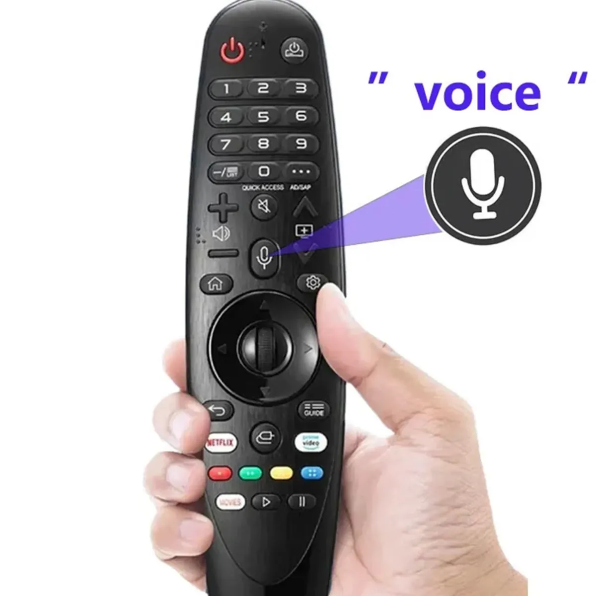 GENERICO - Control Magic genérico para Mr19 con Puntero y Voz LG Webos 2019