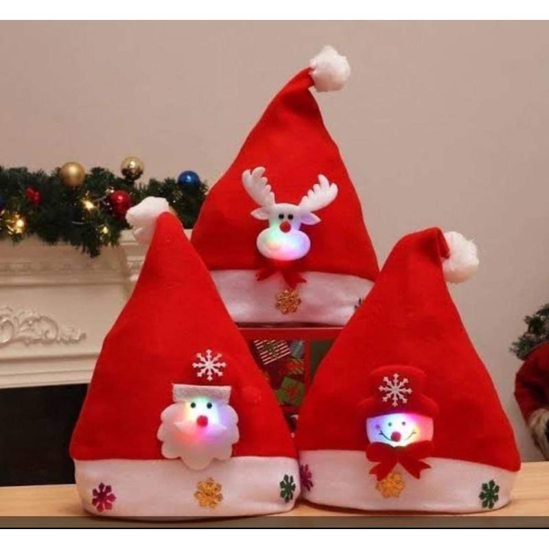 GENERICO - Gorro Navideño con Luces