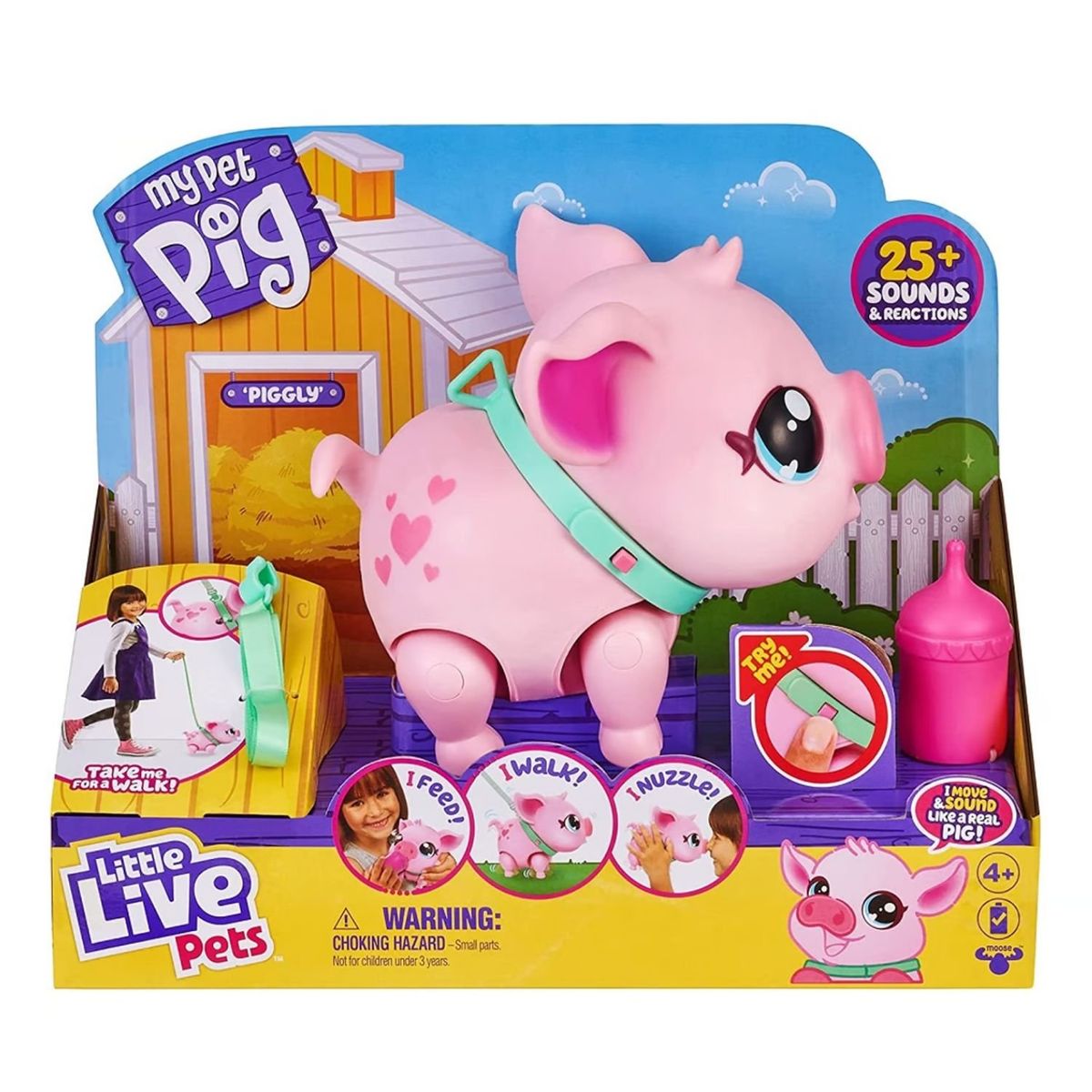 LITTLE LIVE PETS - My Pet Pig Piggly +25 Sonidos e Interacciones