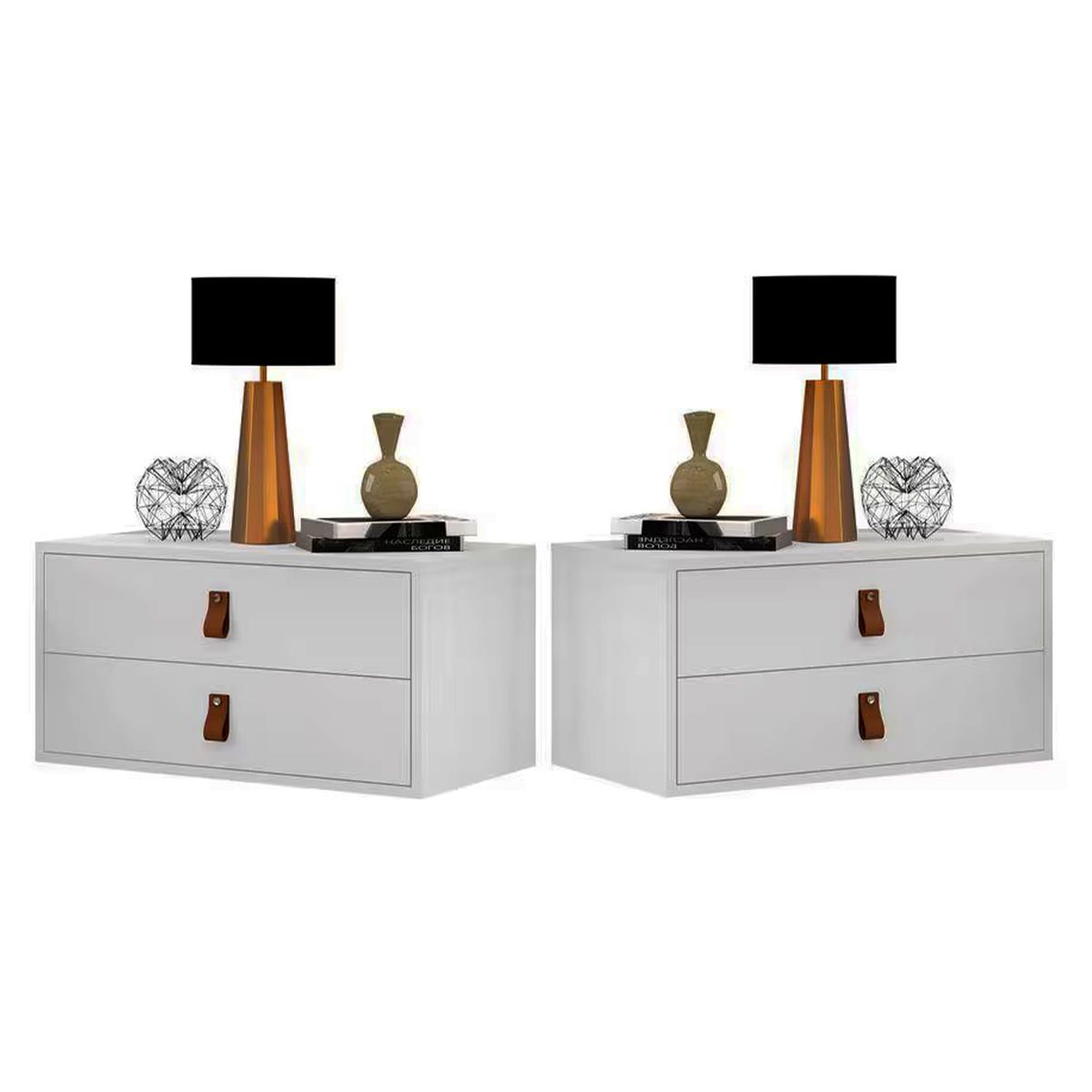 GENERICO - Velador Flotante x2und Zulky Amore Home