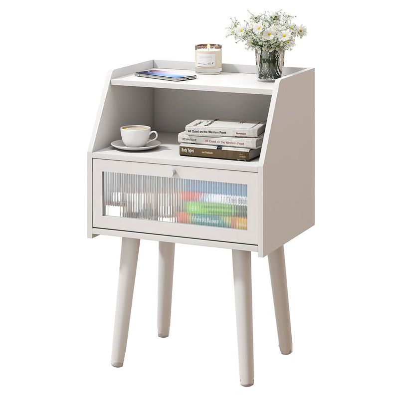 GENERICO - Velador Multiusos Karly Blanco Amore Home