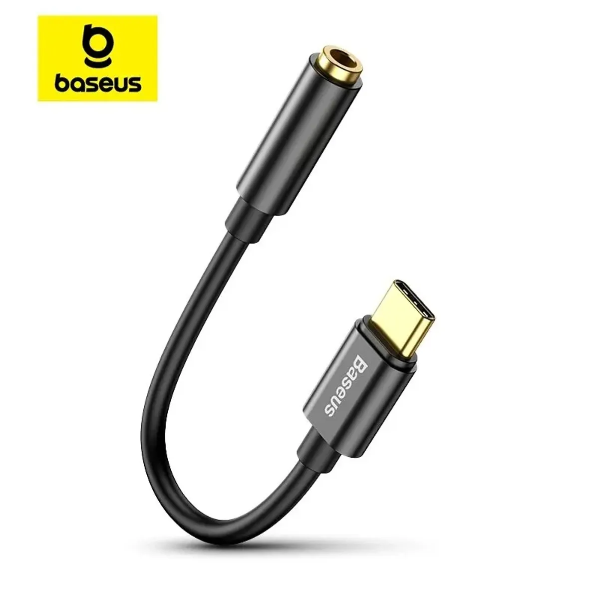 BASEUS - Adaptador de audio  USB Tipo C a Jack 3.5mm