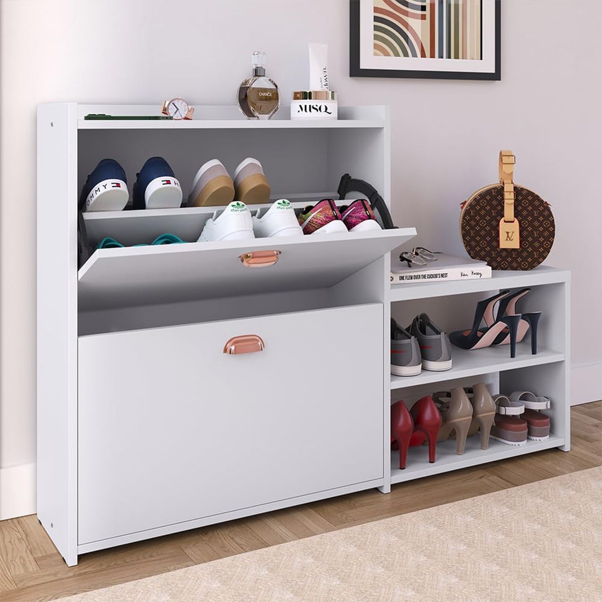 GENERICO - Zapatera con Asiento  Buyme Amore Home