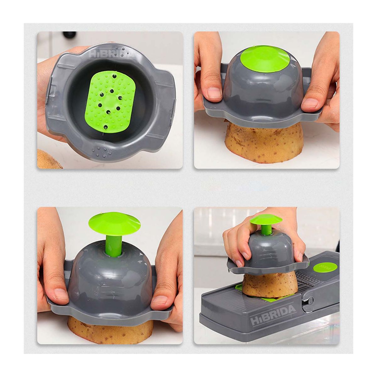 GENERICO - Picador de Verduras Alimentos Multifuncional Cortador Multiuso 12 en 1