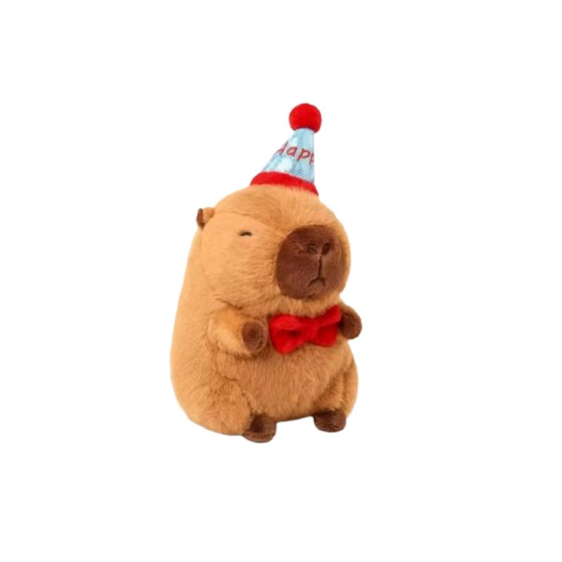 GENERICO - Peluche Capibara Happy Birthday 30CM
