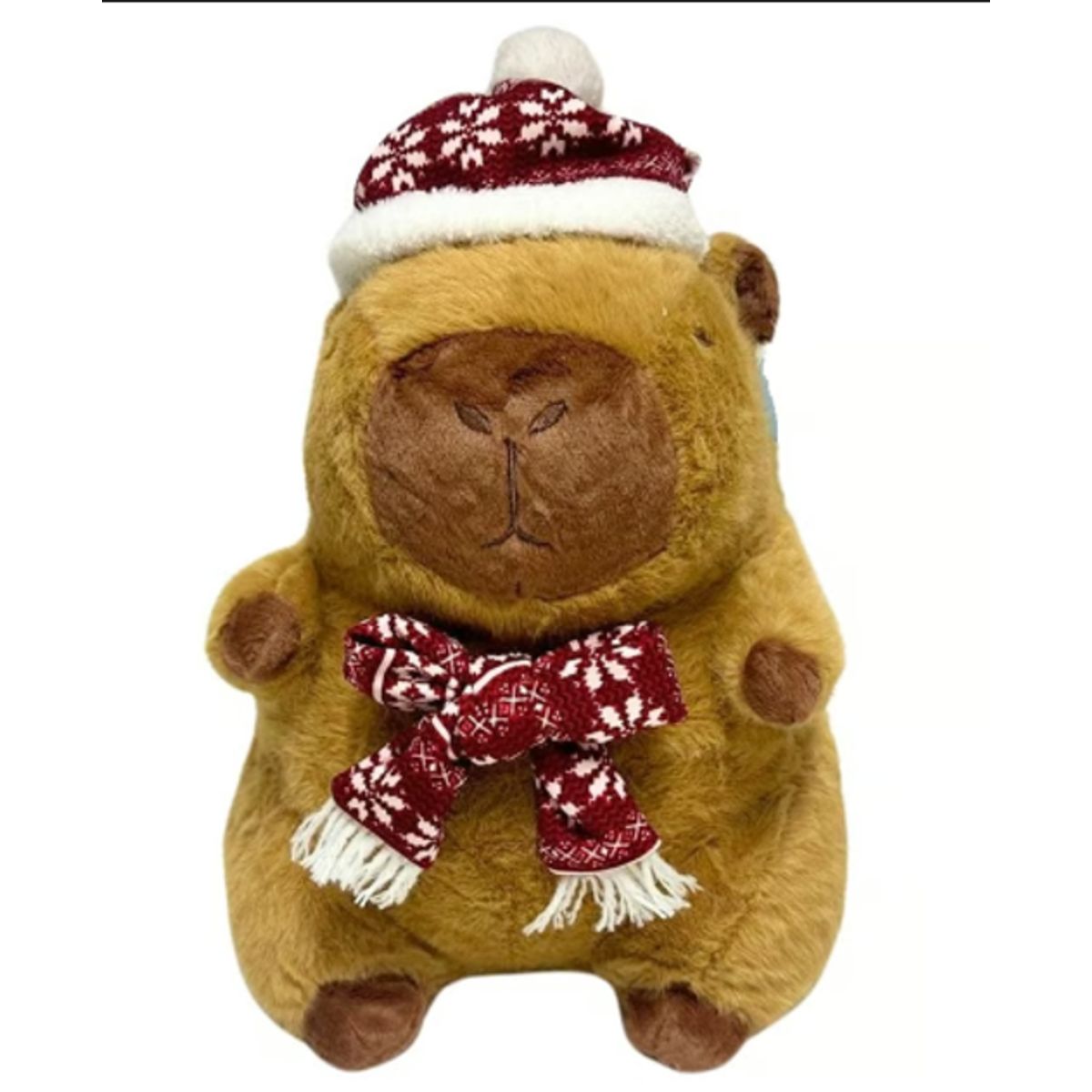 GENERICO - Peluche Capibara Navideño 30CM