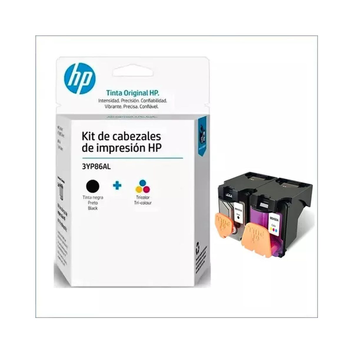 HP - Kit cabezal hp 3yp86al gt5820  5810  315  415 negro + color