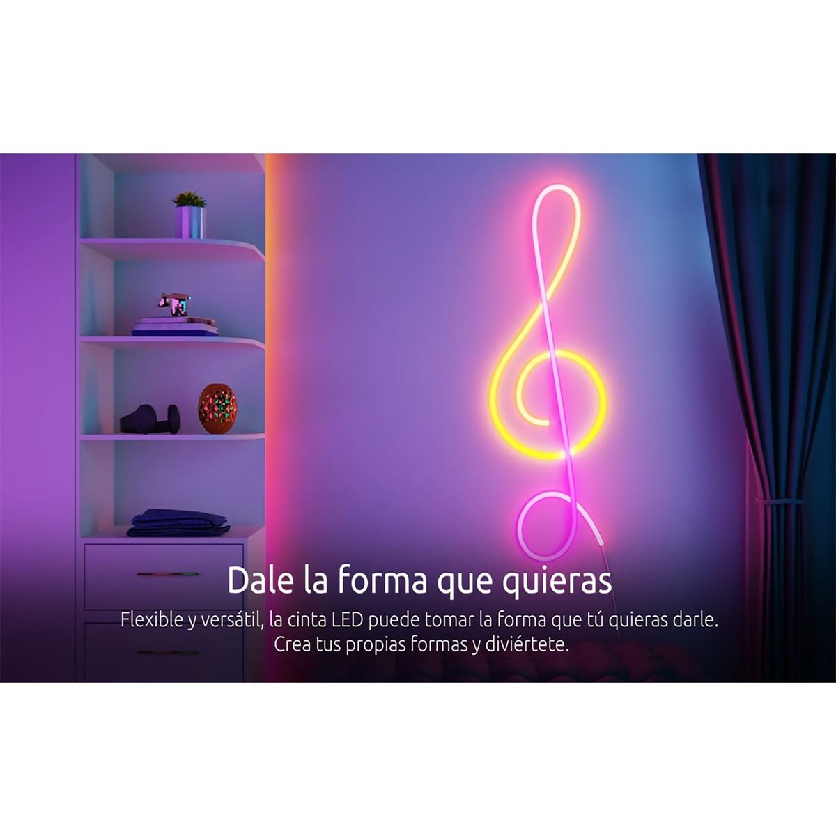 NEXXT SOLUTIONS - CINTA LUZ NEON LED INTELIGENTE DE 5 METROS NEXXT NHB-S614