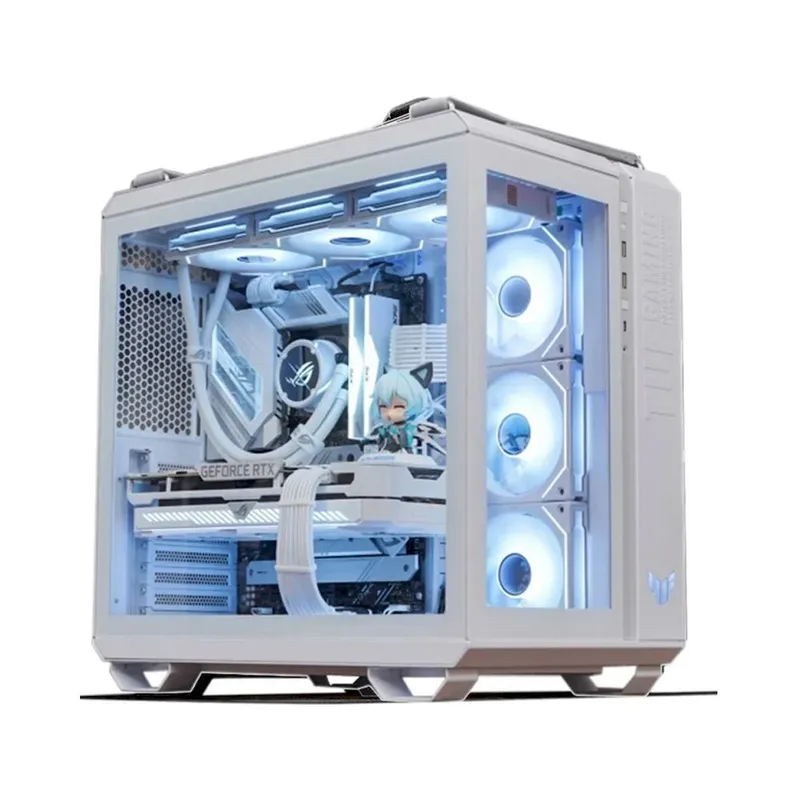 ASUS - Case GAMER BLANCO ASUS GT502 GAMING ATX USB 8R LADO VIDRIO TEMPLADO