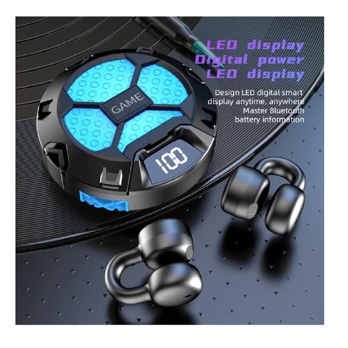 GENERICO - Audífonos inalámbricos Bluetooth K23 - Gris