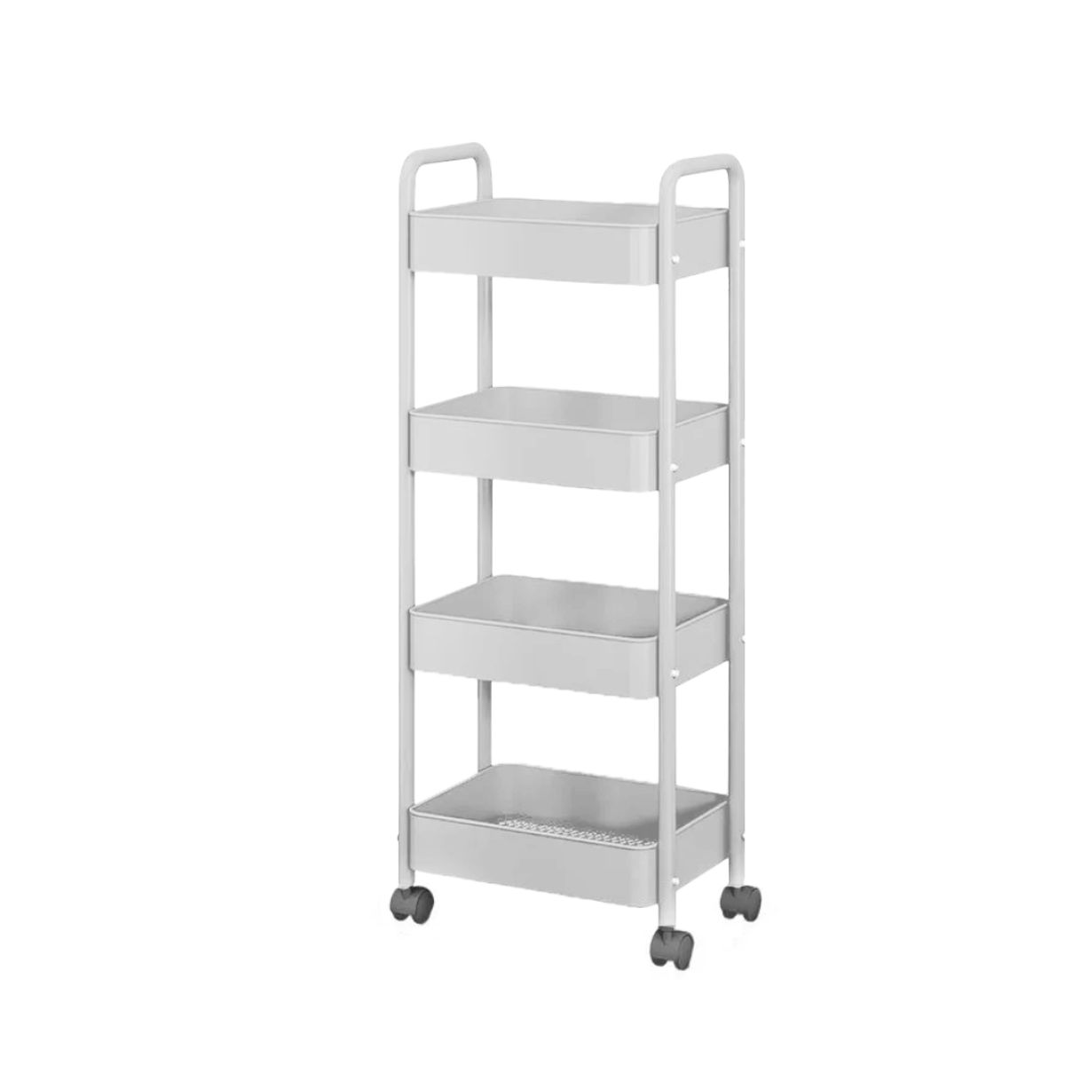 INSPIRA - Carrito de Almacenamiento Multiusos 4 Niveles con Ruedas