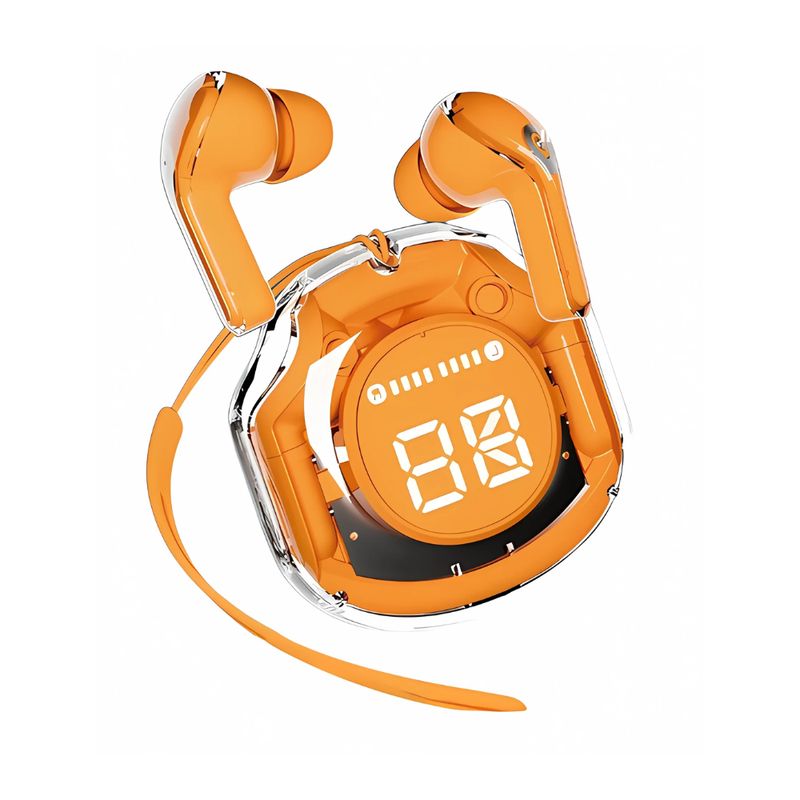 GENERICO - Audífonos inalámbricos Bluetooth AIR 39 naranja