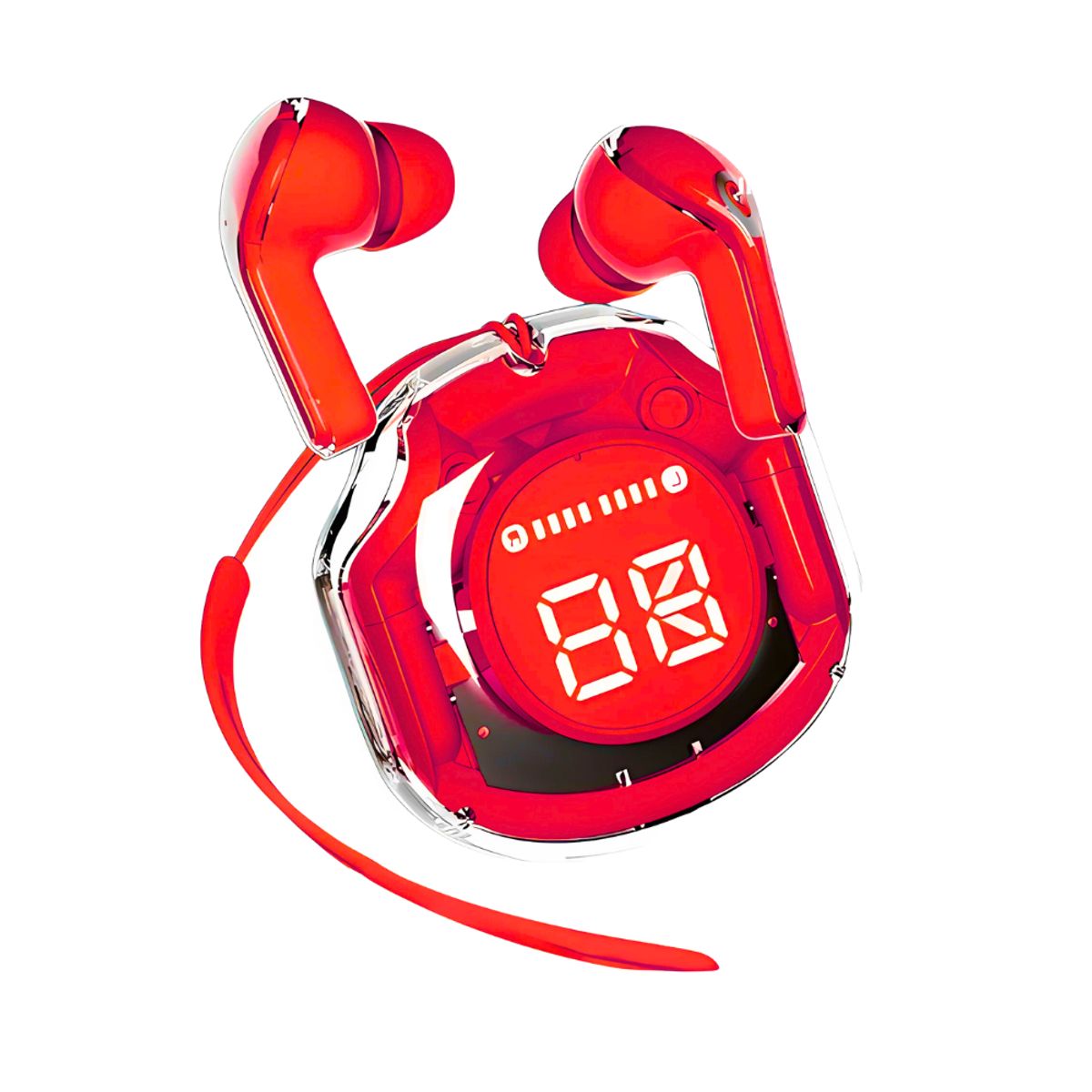 GENERICO - Audífonos inalámbricos Bluetooth AIR 39 rojo