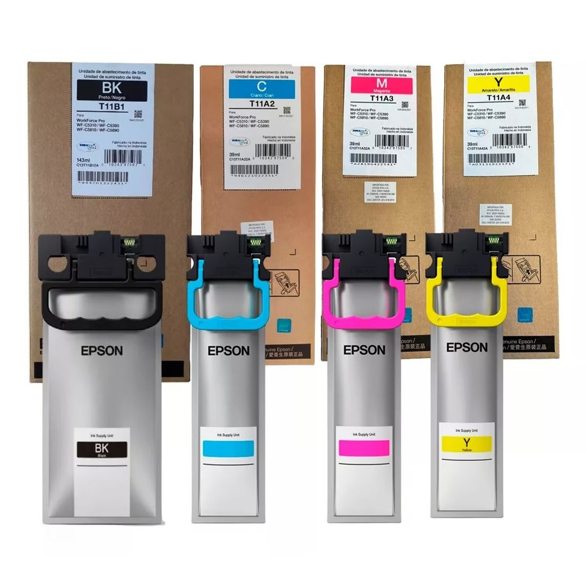 EPSON - Pack Tinta Epson para WorkForce WF-C5810 WF-C5890