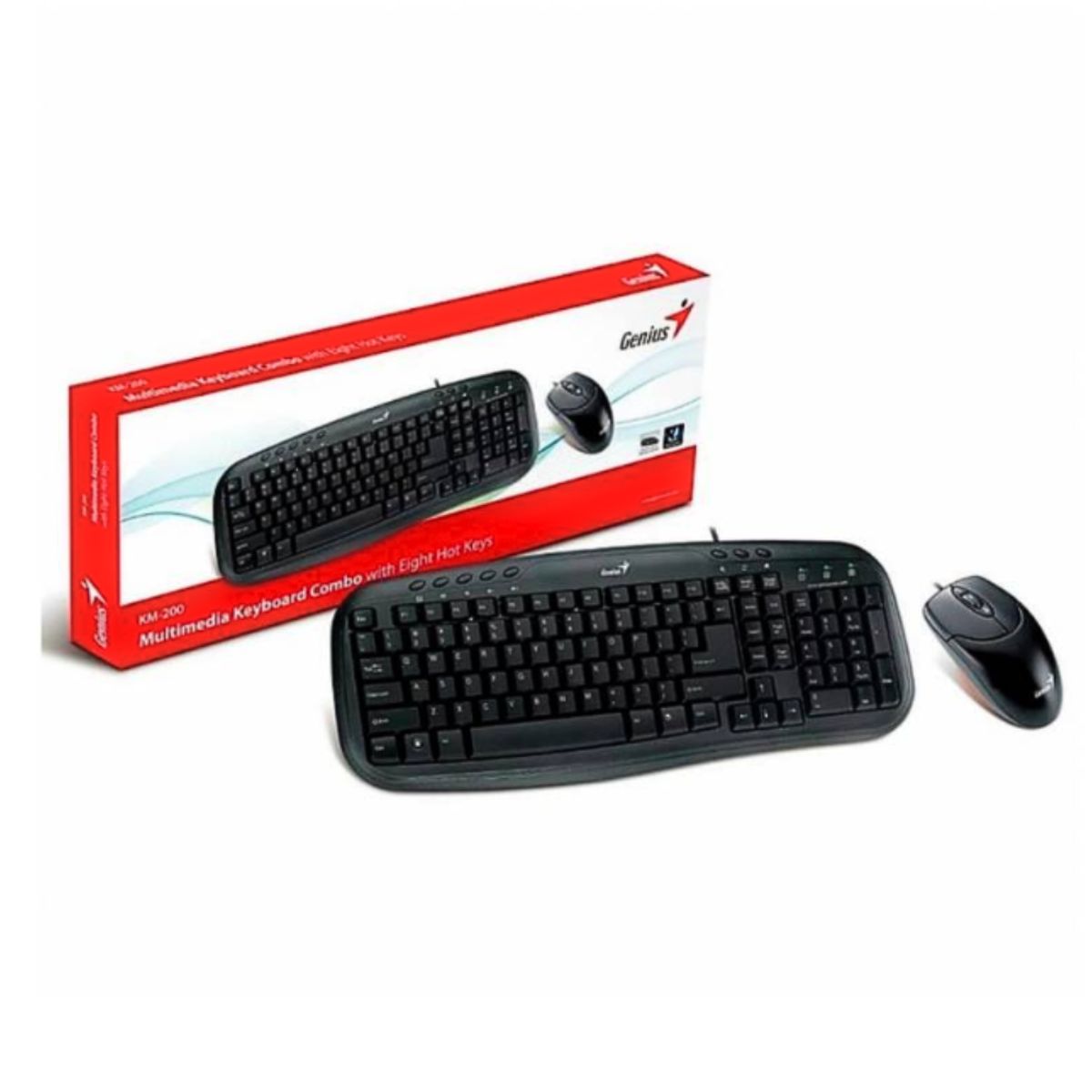 LOGITECH - TECLADO Y MOUSE GENIUS KM-200KM-220 MULTIMEDIA