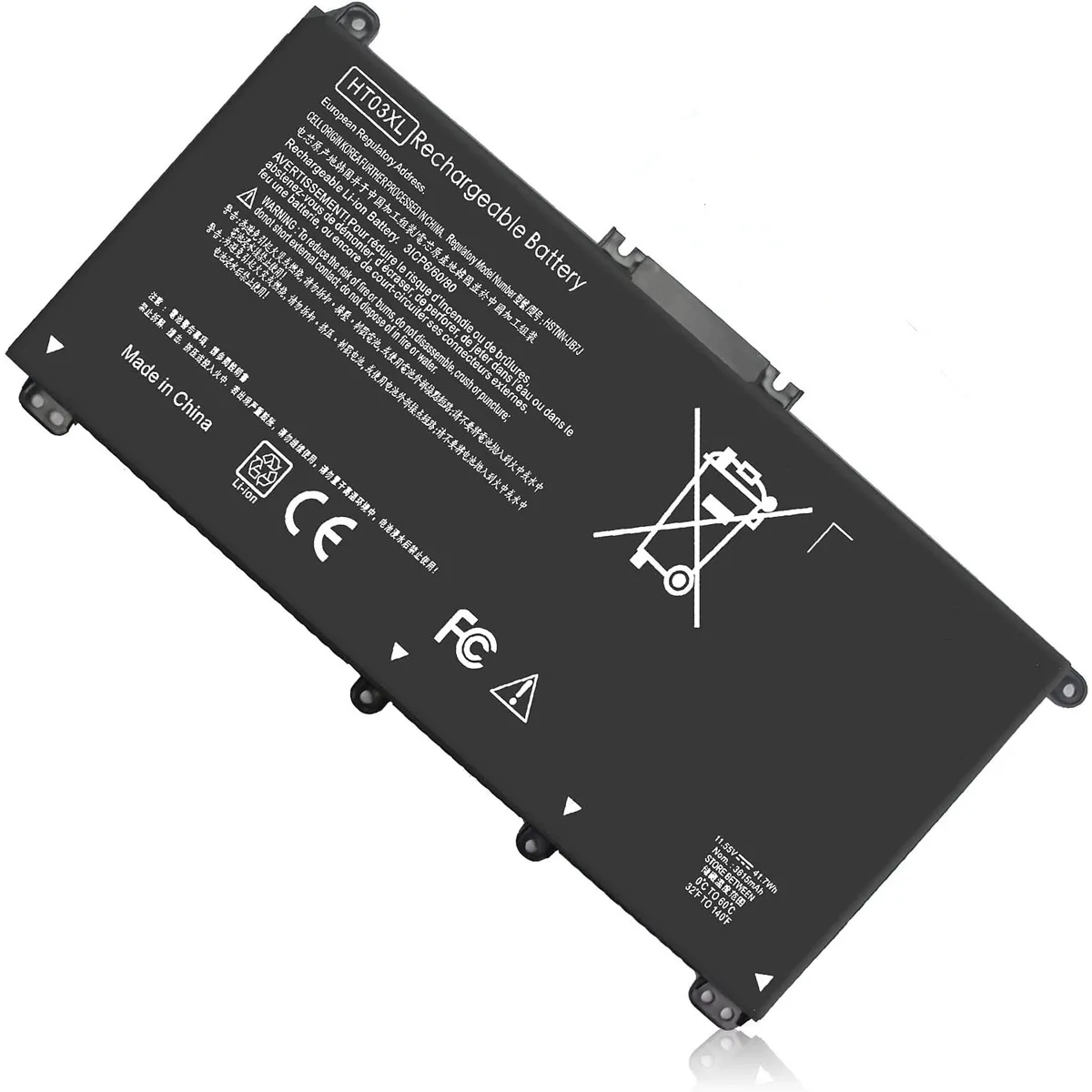 GENERICO - Batería Para Hp 15-cs 15-cw 15-da 15-db 15s-fq Ht03xl Hto3xl