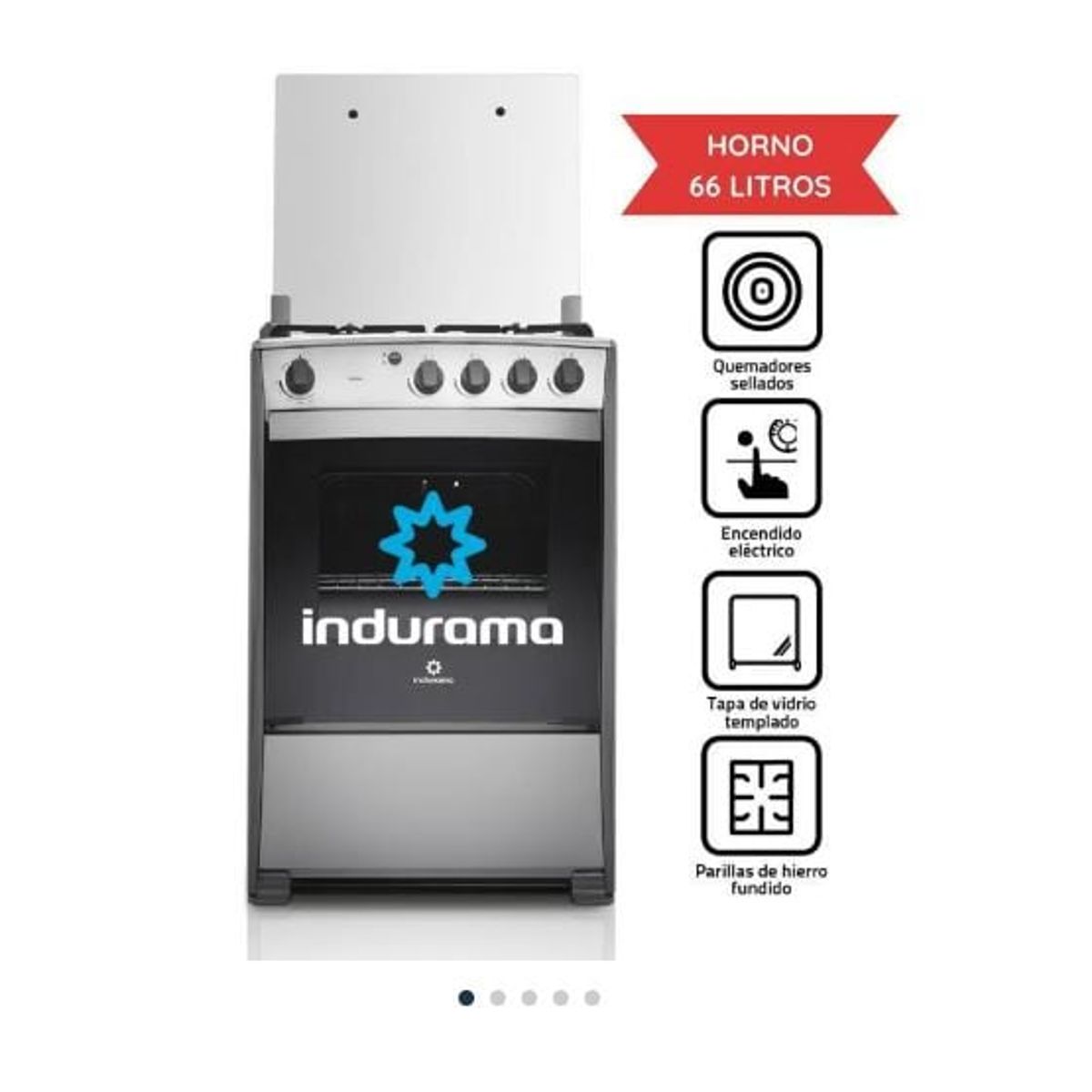 INDURAMA - Cocina a Gas Indurama CORUÑA QZ.