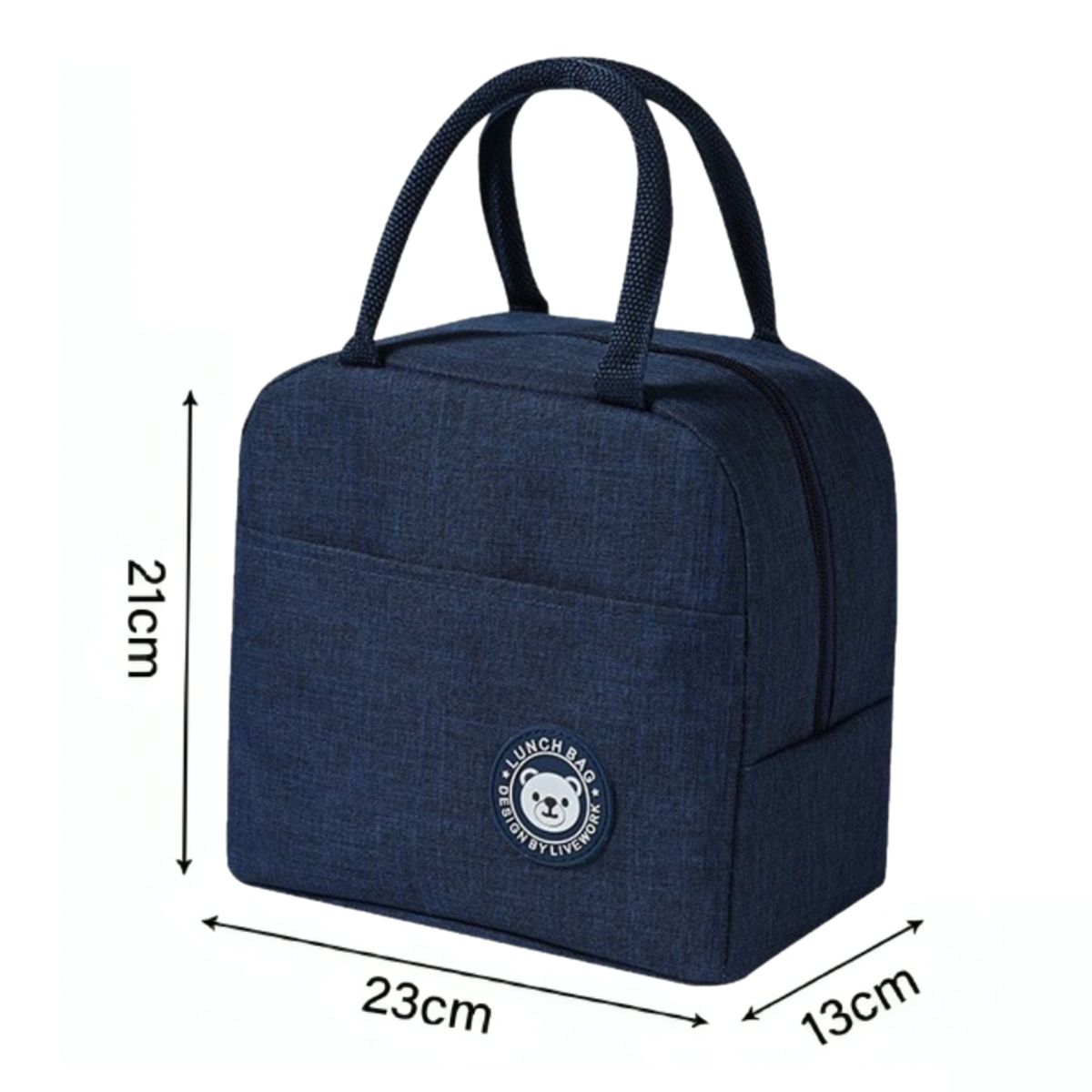 GENERICO - Pack x2 Loncheras Bolsos Para alimentos con diseño - Azul