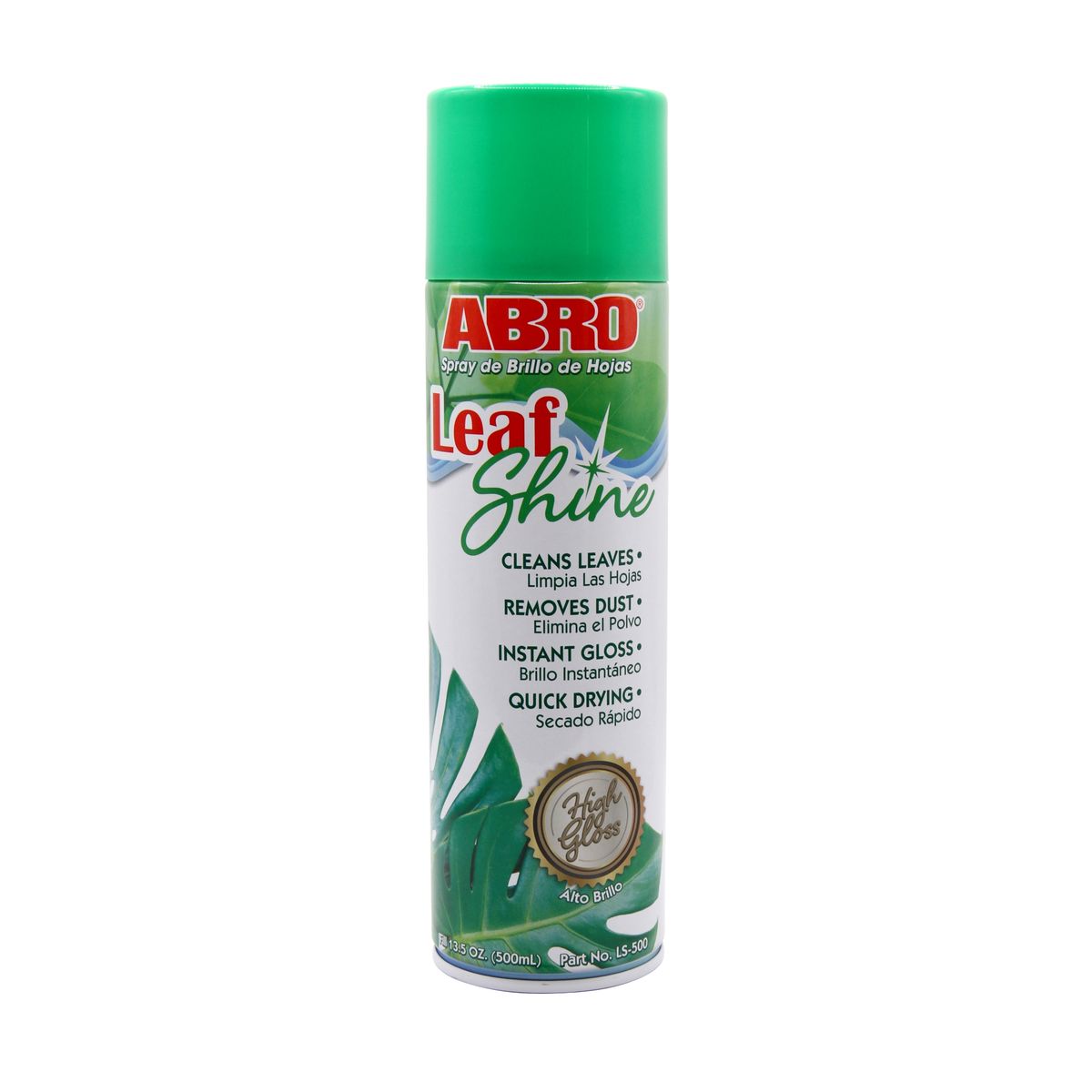 ABRO - ABRO Leaf Shine - Spray de Brillo de Hojas LS-500 - 500 mL