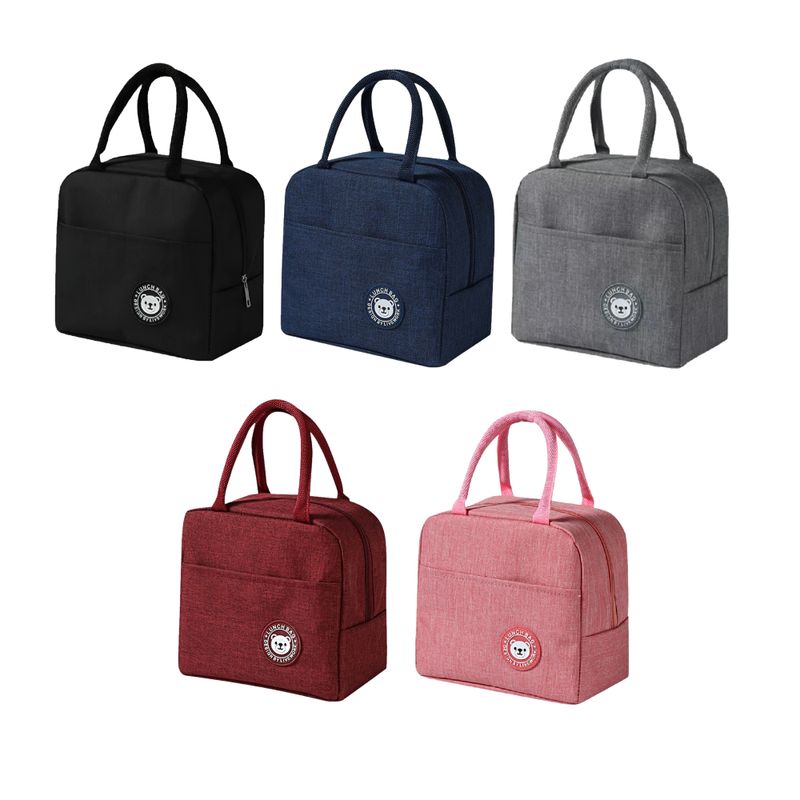 GENERICO - Pack x2 Loncheras Bolsos Para alimentos con diseño - Rojo