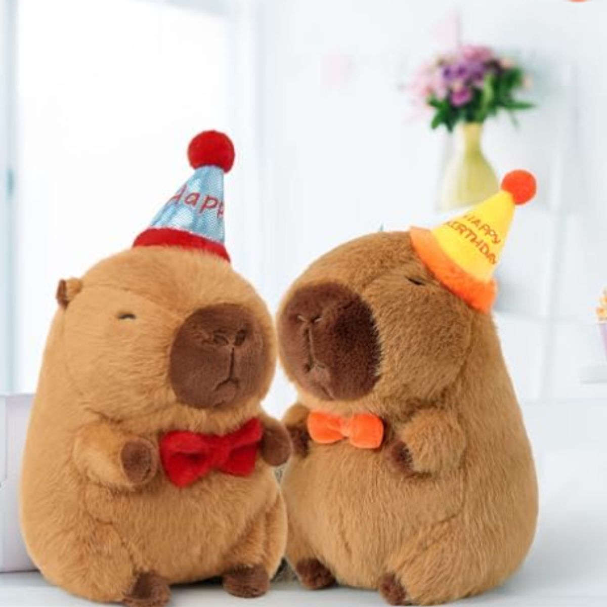 GENERICO - Peluche Capibara Happy Birthday 30CM