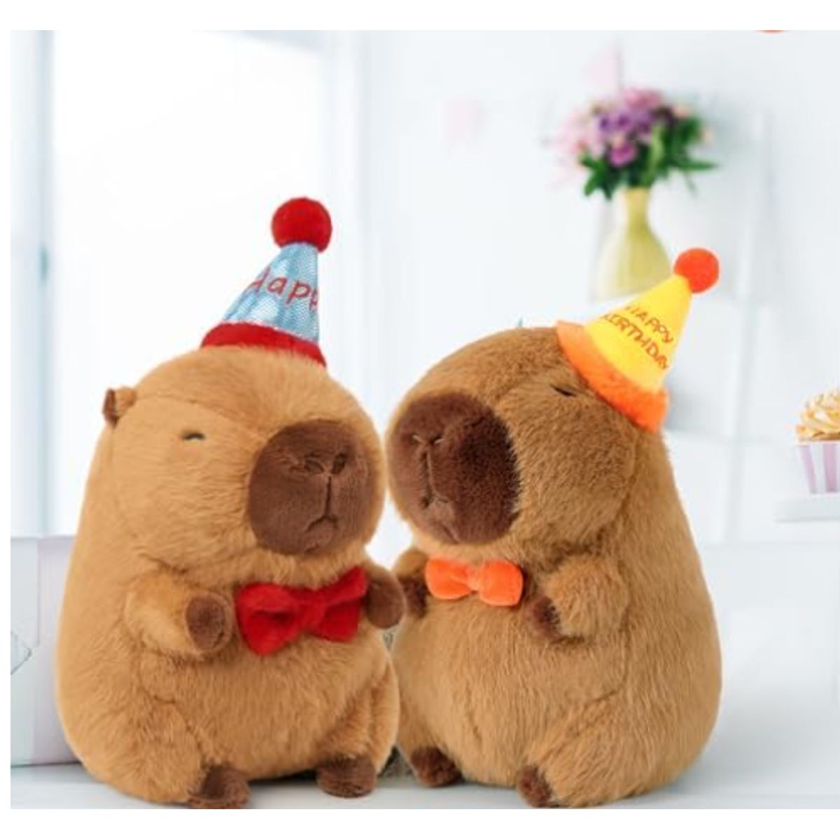 GENERICO - Peluche Capibara Happy Birthday 30CM