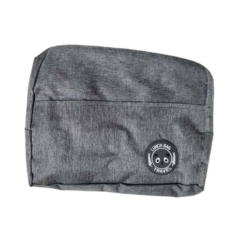 GENERICO - Pack x2 Loncheras Bolsos Para alimentos con diseño - Gris